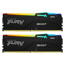 KingSton DDR5 Fury Beast RGB Black-6000 MHz-Dual Channel RAM 32GB